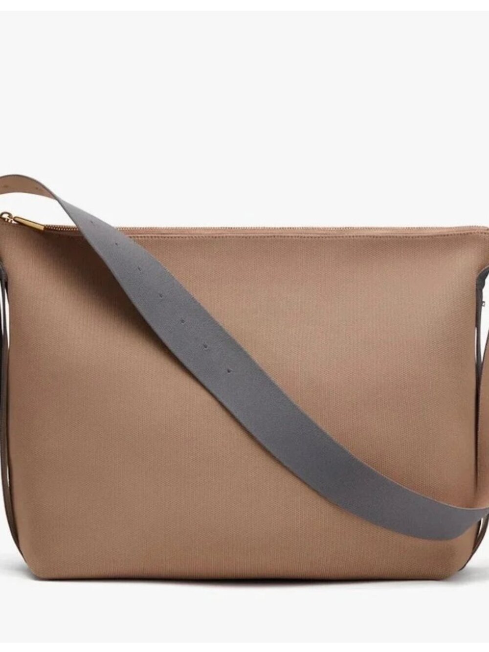 Cuyana Oversized Sling Bag Cappuccino Recycled Knit Fabulous Prinstine (Large)